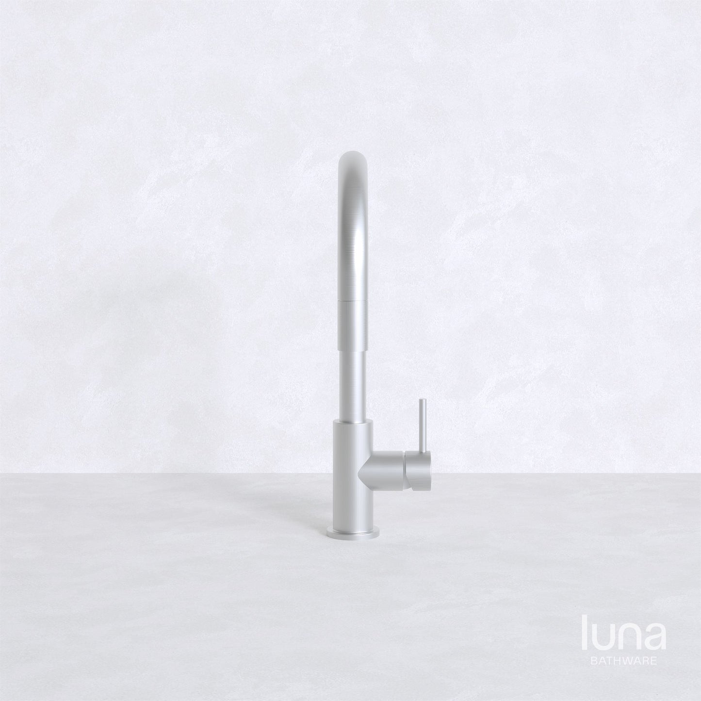 Luna Pull Out Kitchen/Laundry Mixer Brushed Nickel