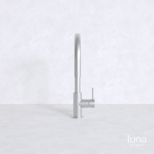 Luna Pull Out Kitchen/Laundry Mixer Brushed Nickel