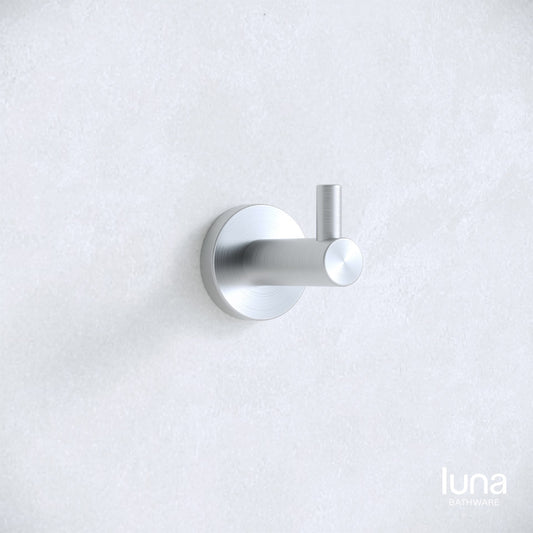 Luna Robe Hook Brushed Nickel