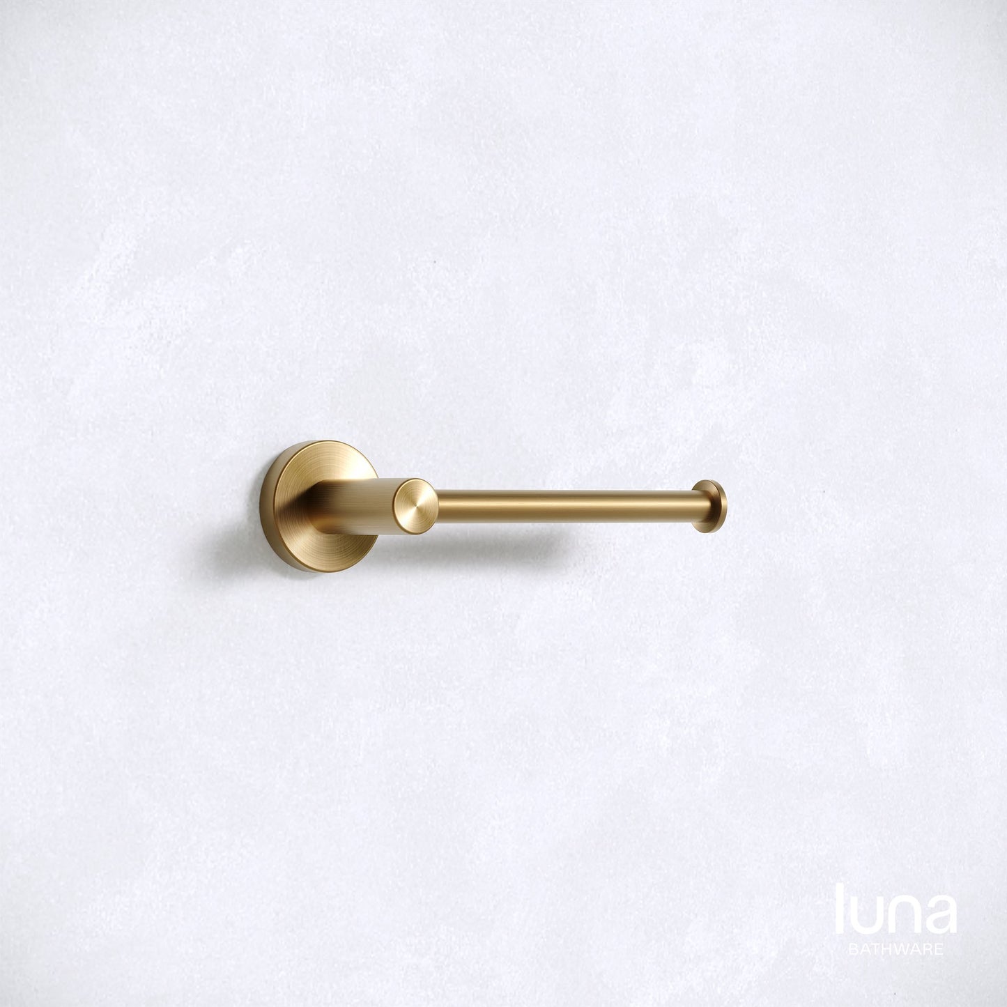 Luna Roll Holder Antique Brass