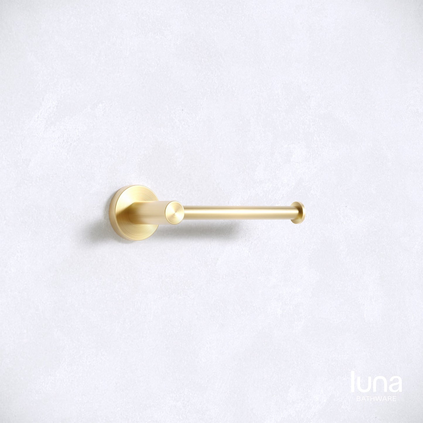 Luna Roll Holder Brushed Brass