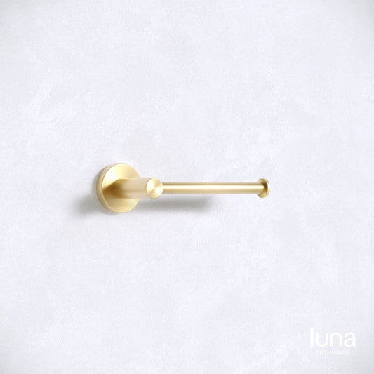 Luna Roll Holder Brushed Brass