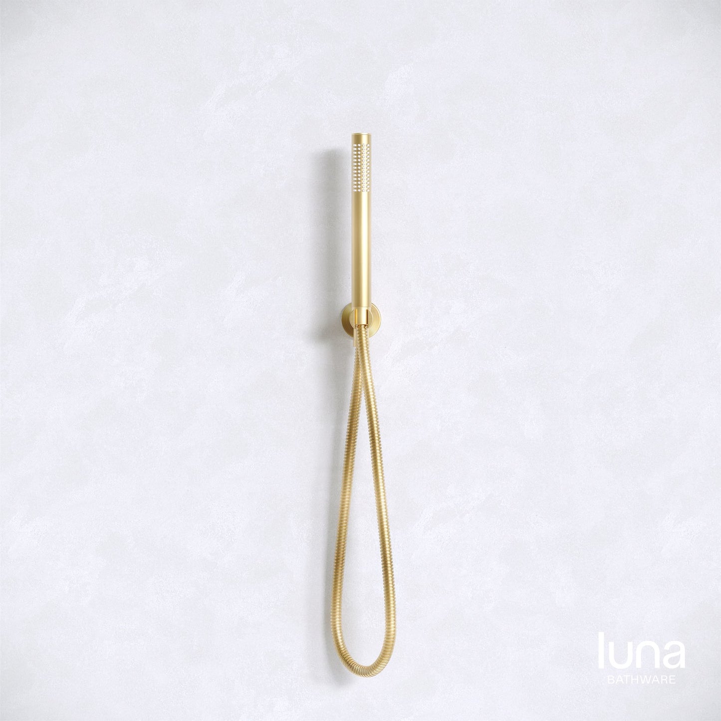 Luna Shower Hose Brushed Brass