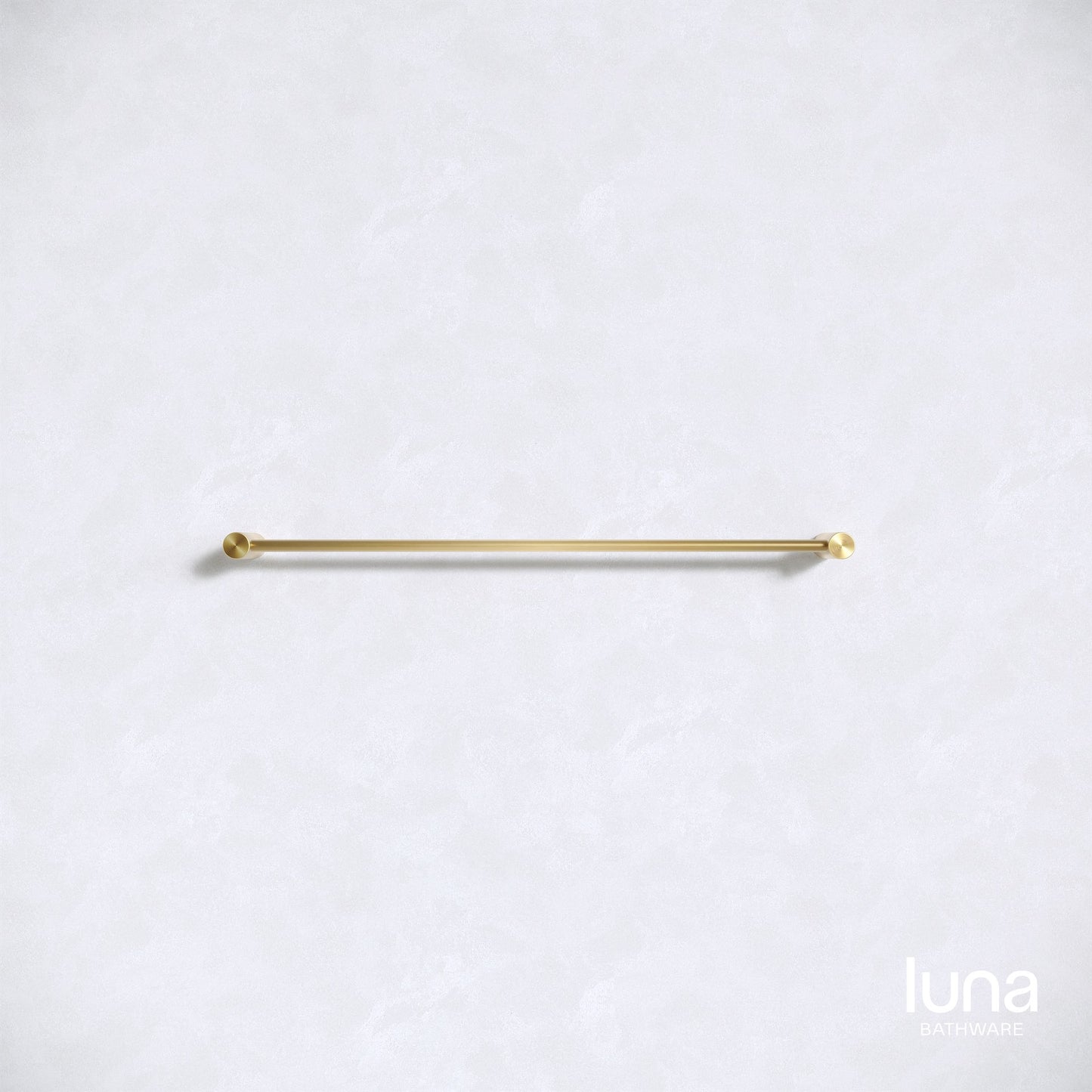 Luna Towel Rail Brushed Brass