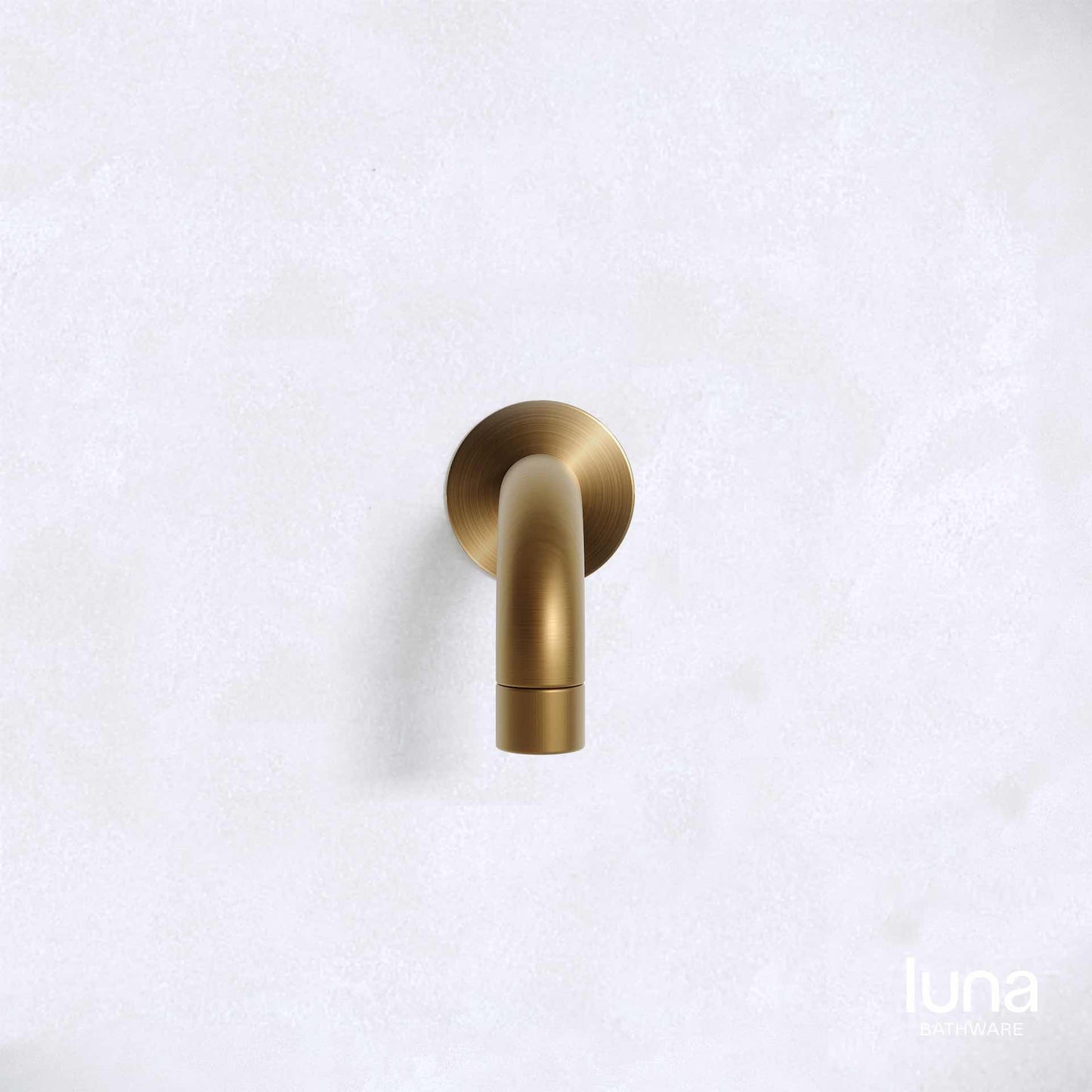 Luna Curved Spout Antique Brass