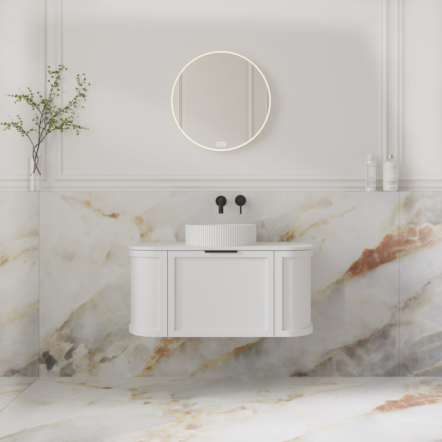 Luna Round Mirror Frameless