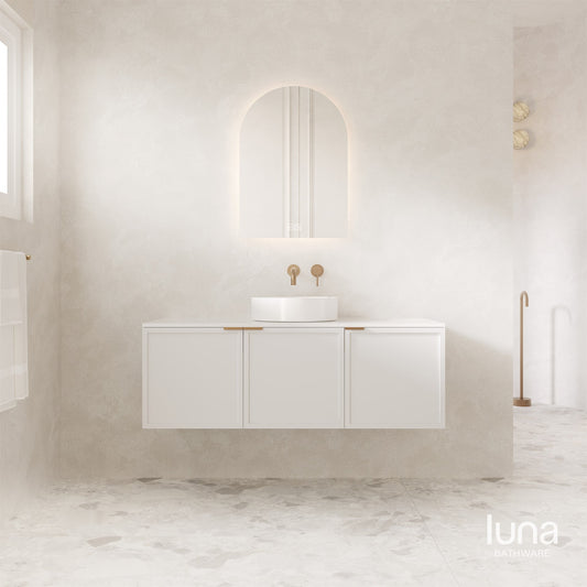 Florence 1200mm Wall Hung Vanity Matte White