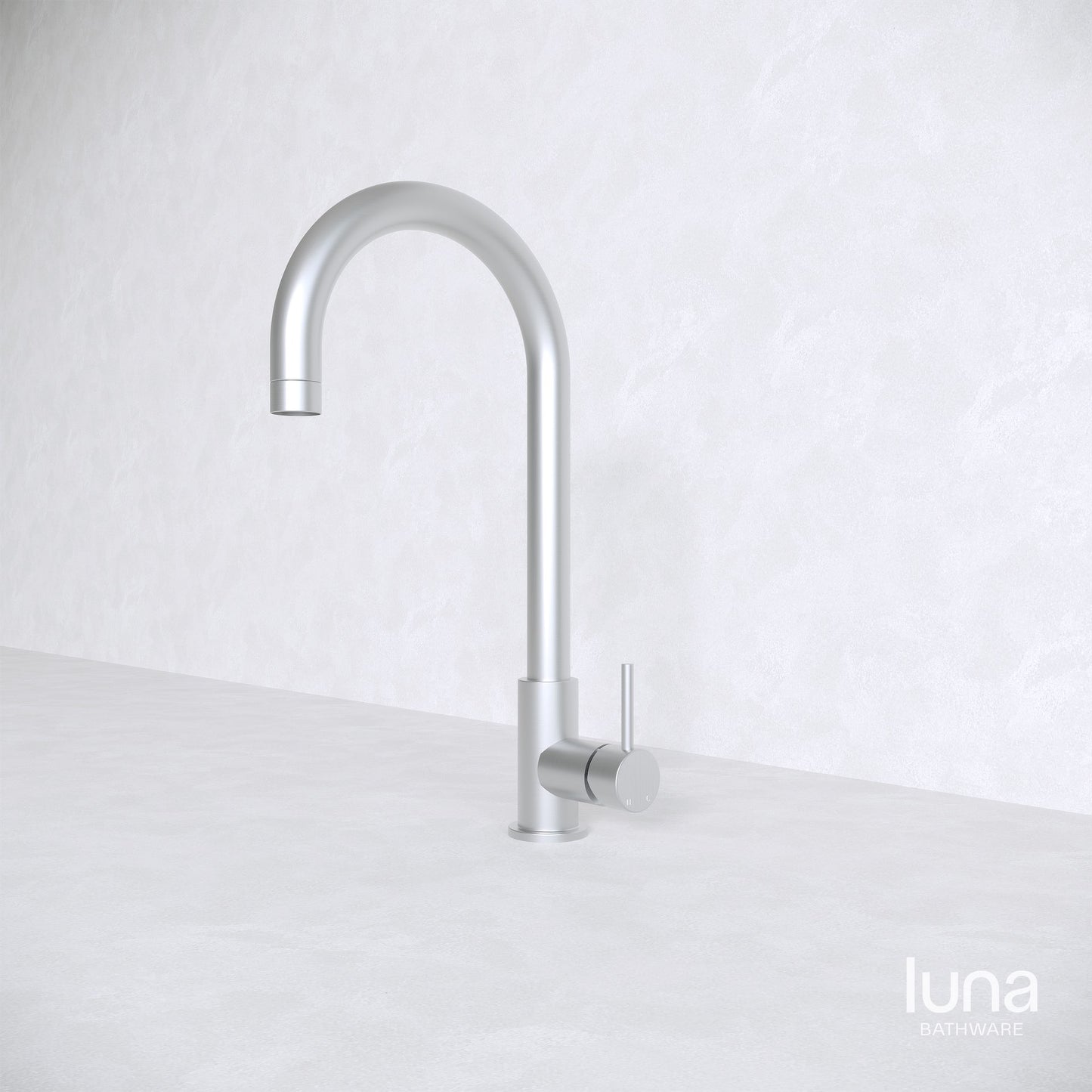 Luna Kitchen/Laundry Mixer Brushed Nickel