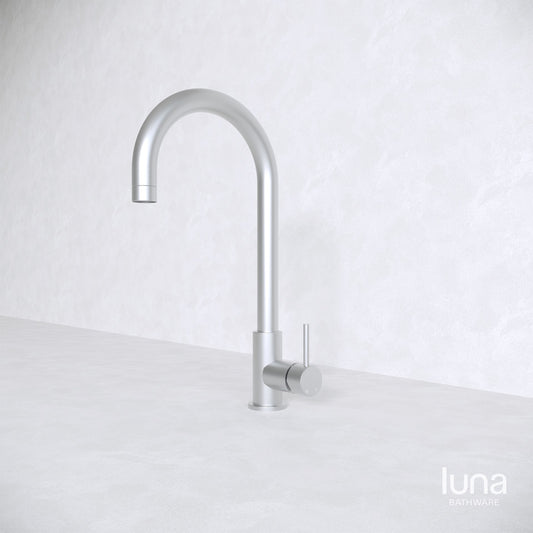 Luna Kitchen/Laundry Mixer Brushed Nickel