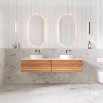 Nala 1500mm Wall Hung Vanity  Tasmanian Oak