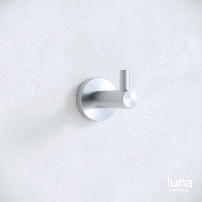 Luna Robe Hook Brushed Nickel