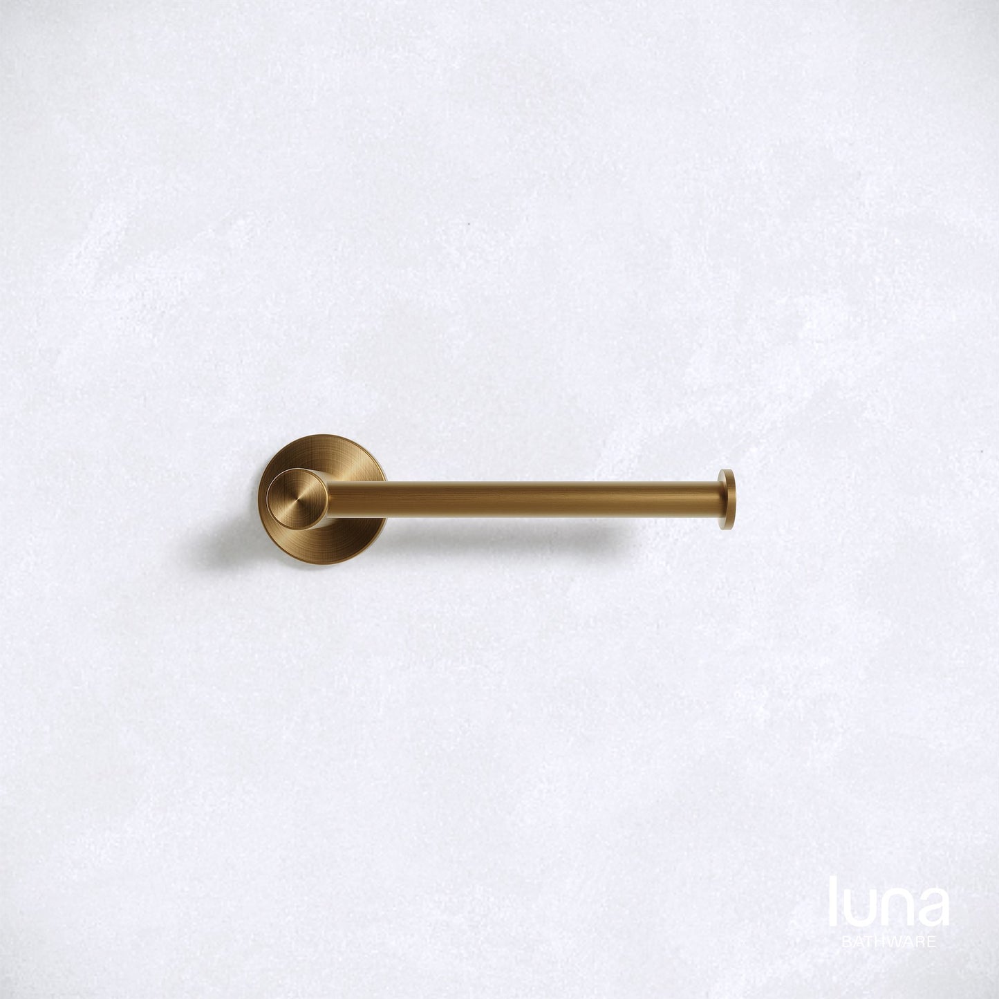 Luna Roll Holder Antique Brass