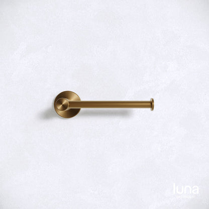 Luna Roll Holder Antique Brass