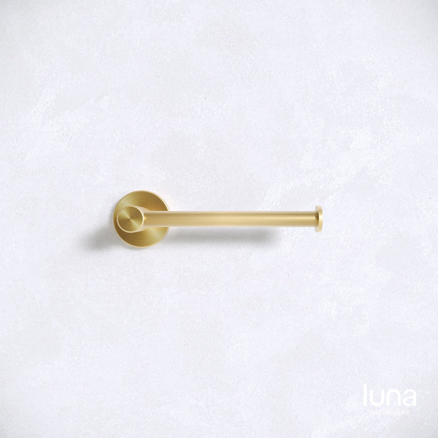 Luna Roll Holder Brushed Brass