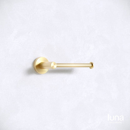 Luna Roll Holder Brushed Brass