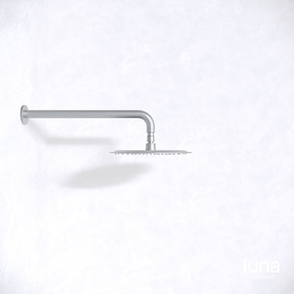 Luna Shower Arm and Head Brushed Nickel