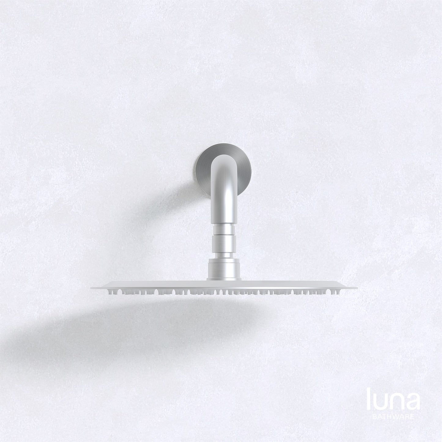 Luna Shower Arm and Head Brushed Nickel