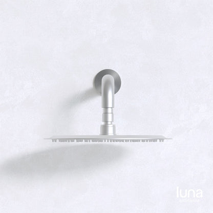 Luna Shower Arm and Head Brushed Nickel