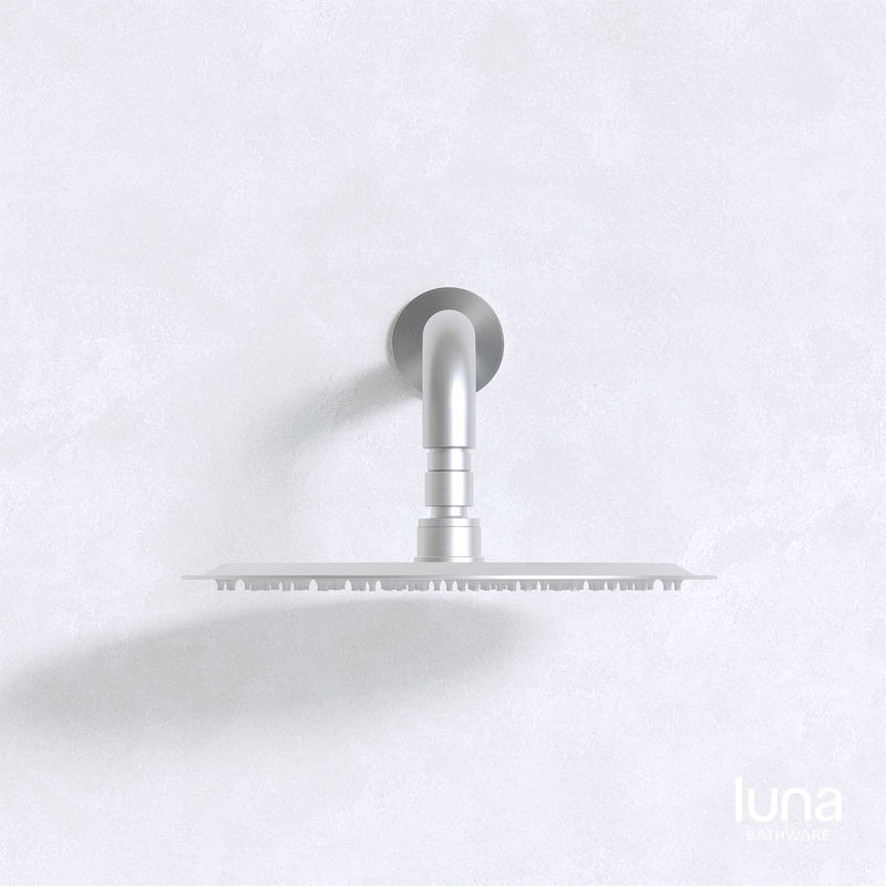 Luna Shower Arm and Head Brushed Nickel