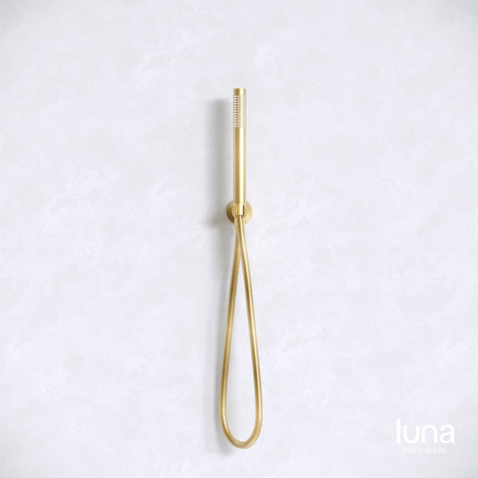 Luna Shower Hose Brushed Brass