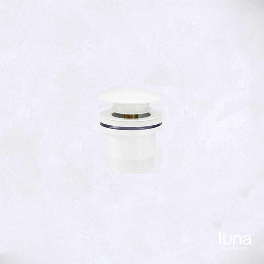 Luna Matte White Pop Up Waste