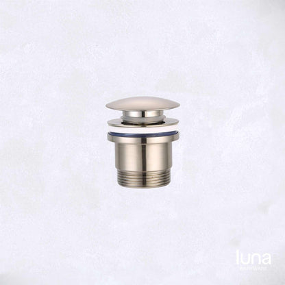 Luna Brushed Nickel Pop Up Waste